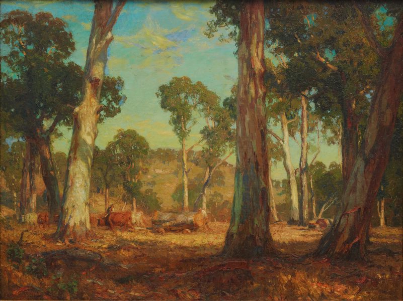 Hans Heysen Two Generations Of, Famous South Australian Landscape Artists